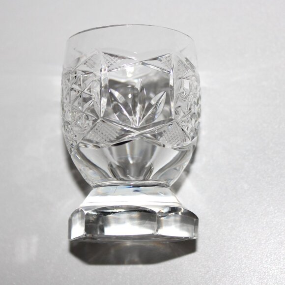 Trio of Crystal Shot Glasses | Vintage Cordial Liqueur Glasses - Picture 4 of 7